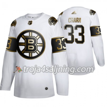 Boston Bruins tröja Zdeno Chara 33 2019-2020 Adidas Golden Edition Vit Authentic - NHL Tröjor Herr Boston Bruins tröja Zdeno Chara 33 2019-2020 Adidas Golden Edition Vit Authentic - NHL Tröjor Herr